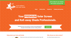 Desktop Screenshot of mysunscreens.com